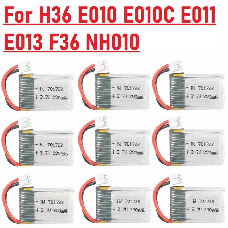 Eachine Drone E010 - 1-20pcs 3.7v 200mah 701723 LIPO Battery