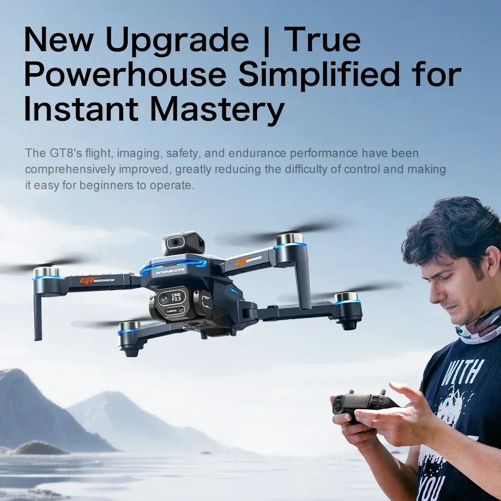 Drone 4K HD GT8 Camera Obstacl - Drone Multispectral 评论和价格