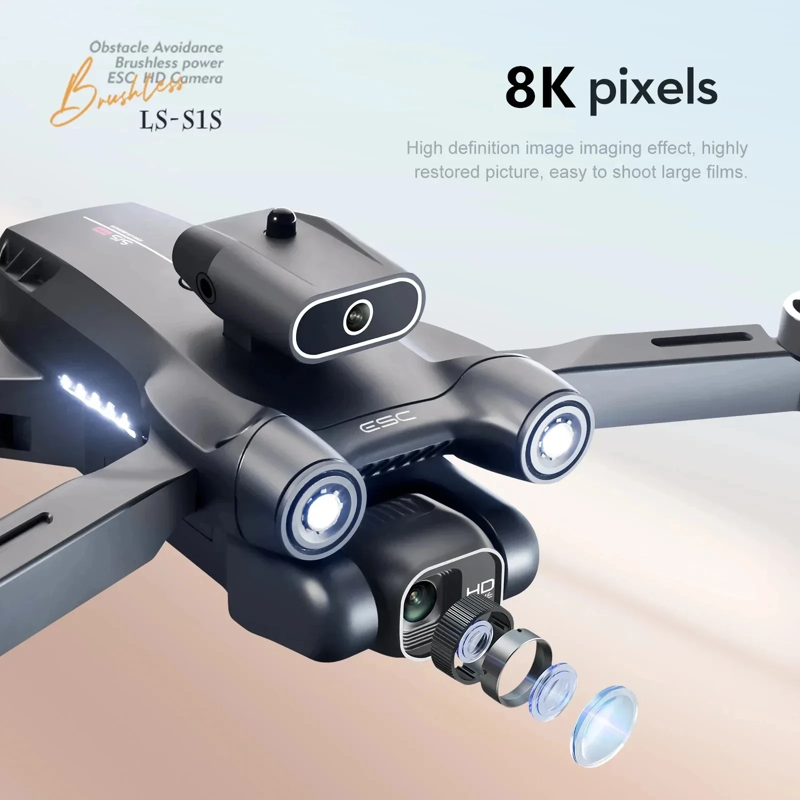 New S1S 5G GPS Drone Camera 8K - Drone Photogrammetry 评论和价格
